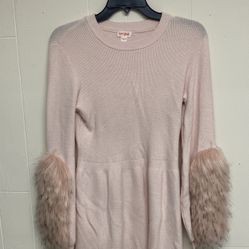 Cat & Jack pink sweater dress size XL