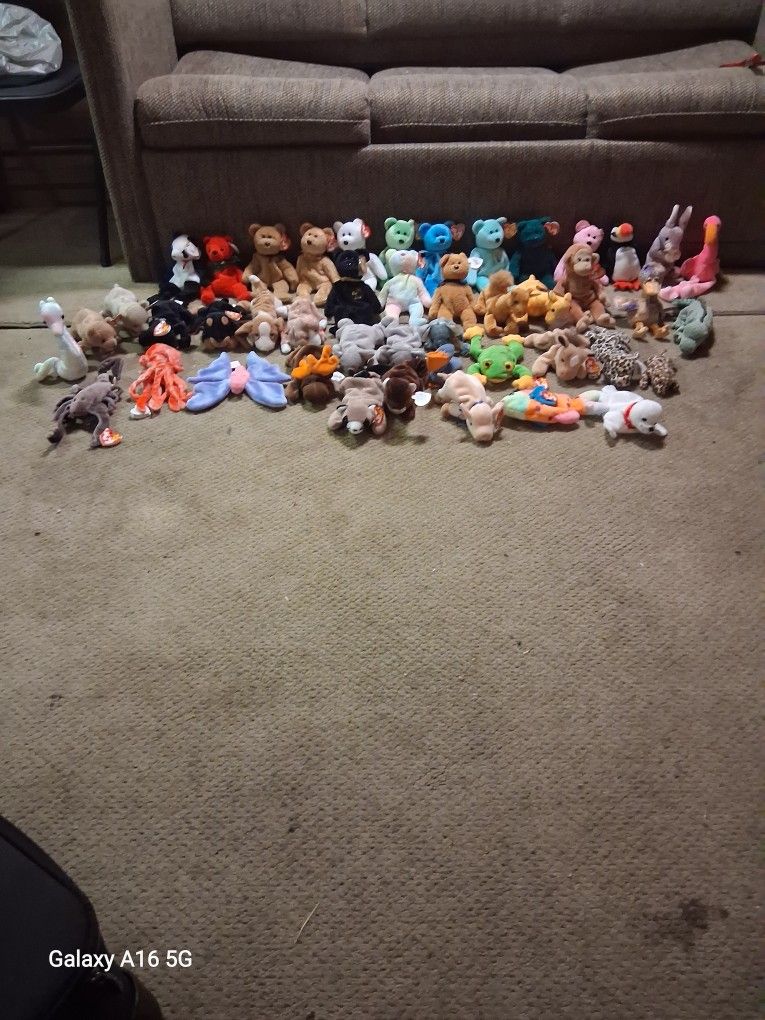 50 BEANIE BABIES 1ST AND 2ND GENERATION