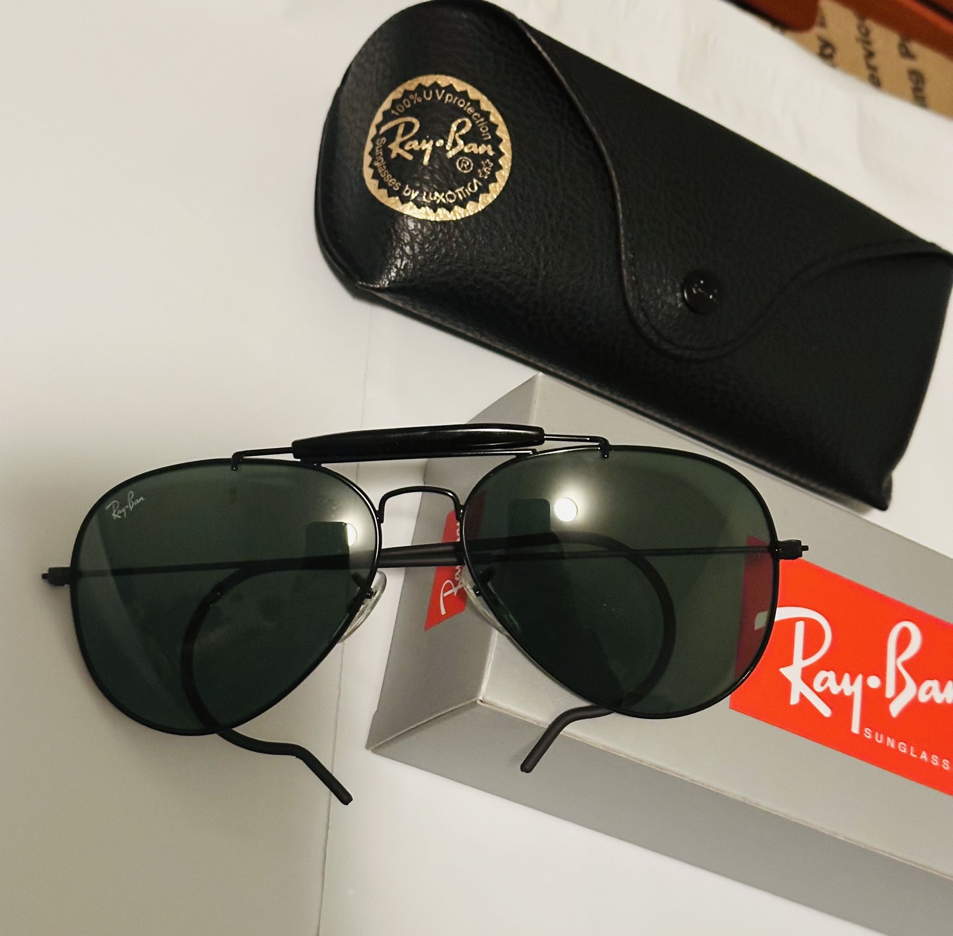 Rayban Outdoorsman 58mm Cola De Rata 