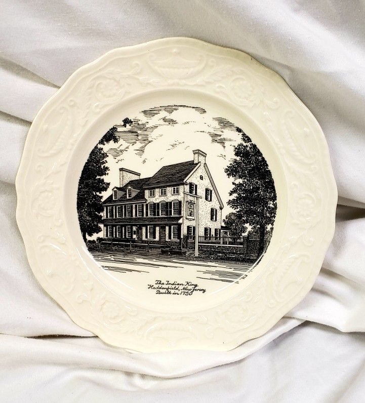 Indian King Tavern, Haddonfield NJ, China Plate