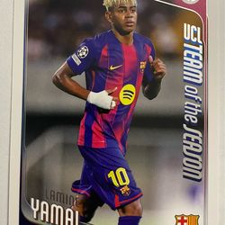 Barcelona Lamine Yamal Card