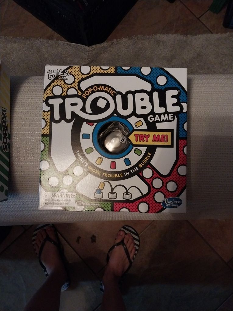 Trouble Board Game