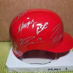 Mini Helmet Angels Autographs 😇 Sports Memoribilia 