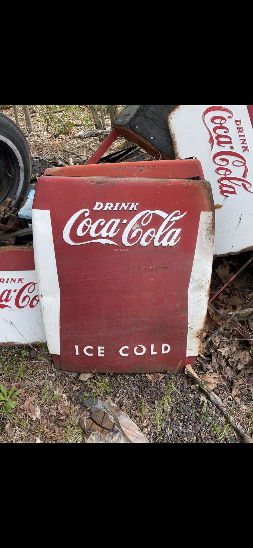 Coca Cola Cooler Sign