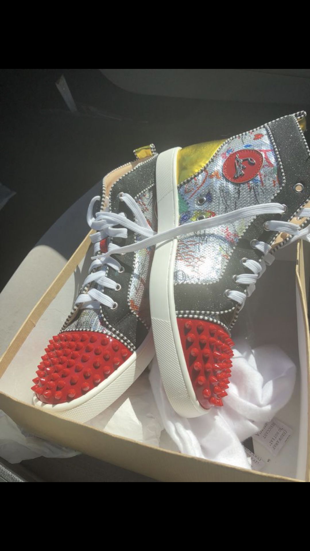 Christian Louboutin Red Bottom Sneakers size 12