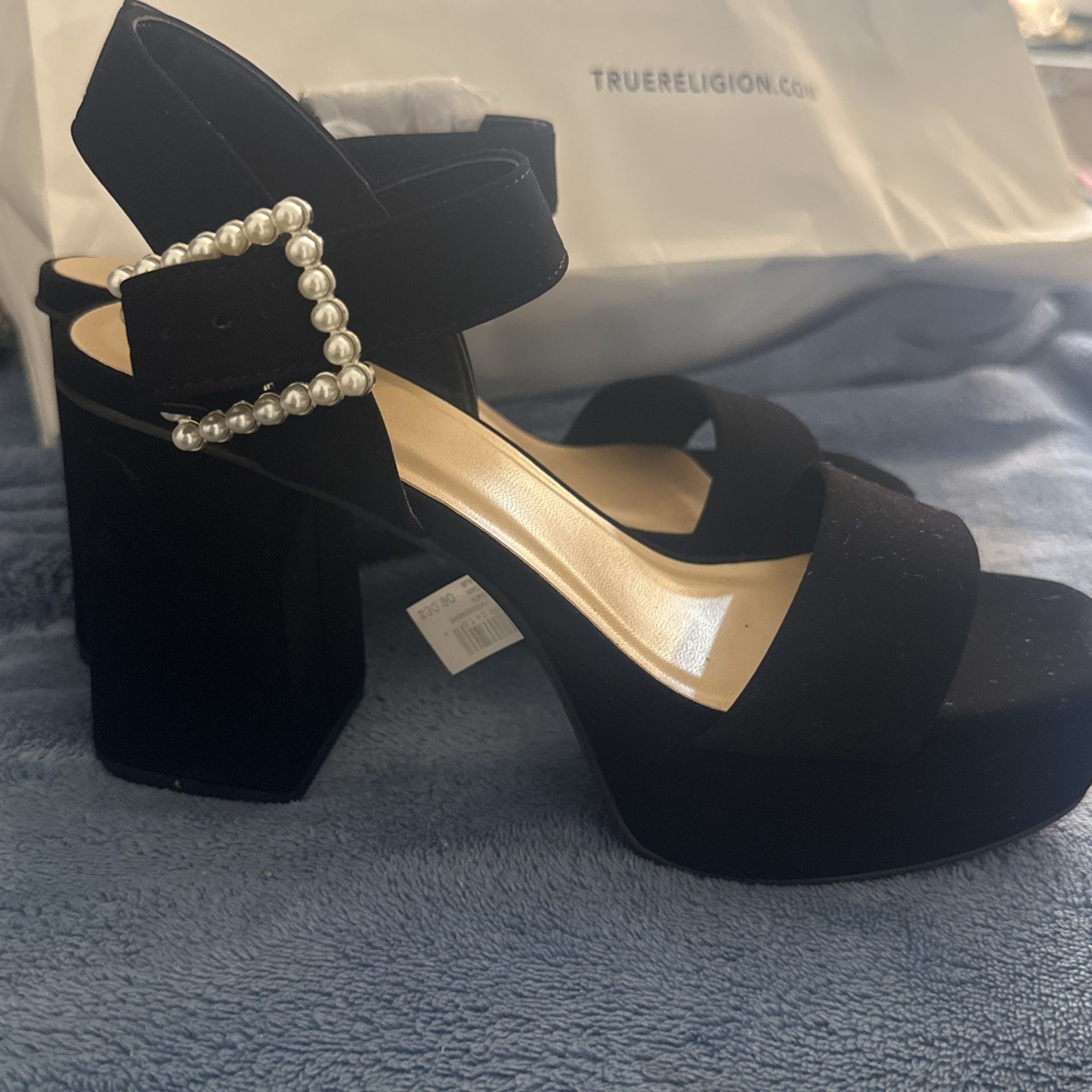 black heels