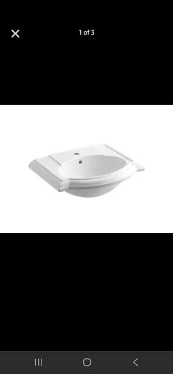Kohler pedestal sink top