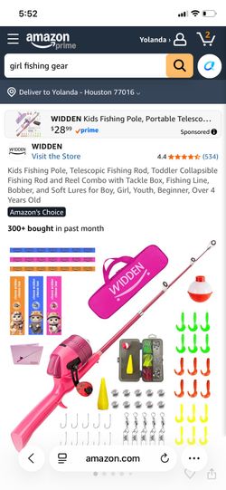 Girl Fishing Gear