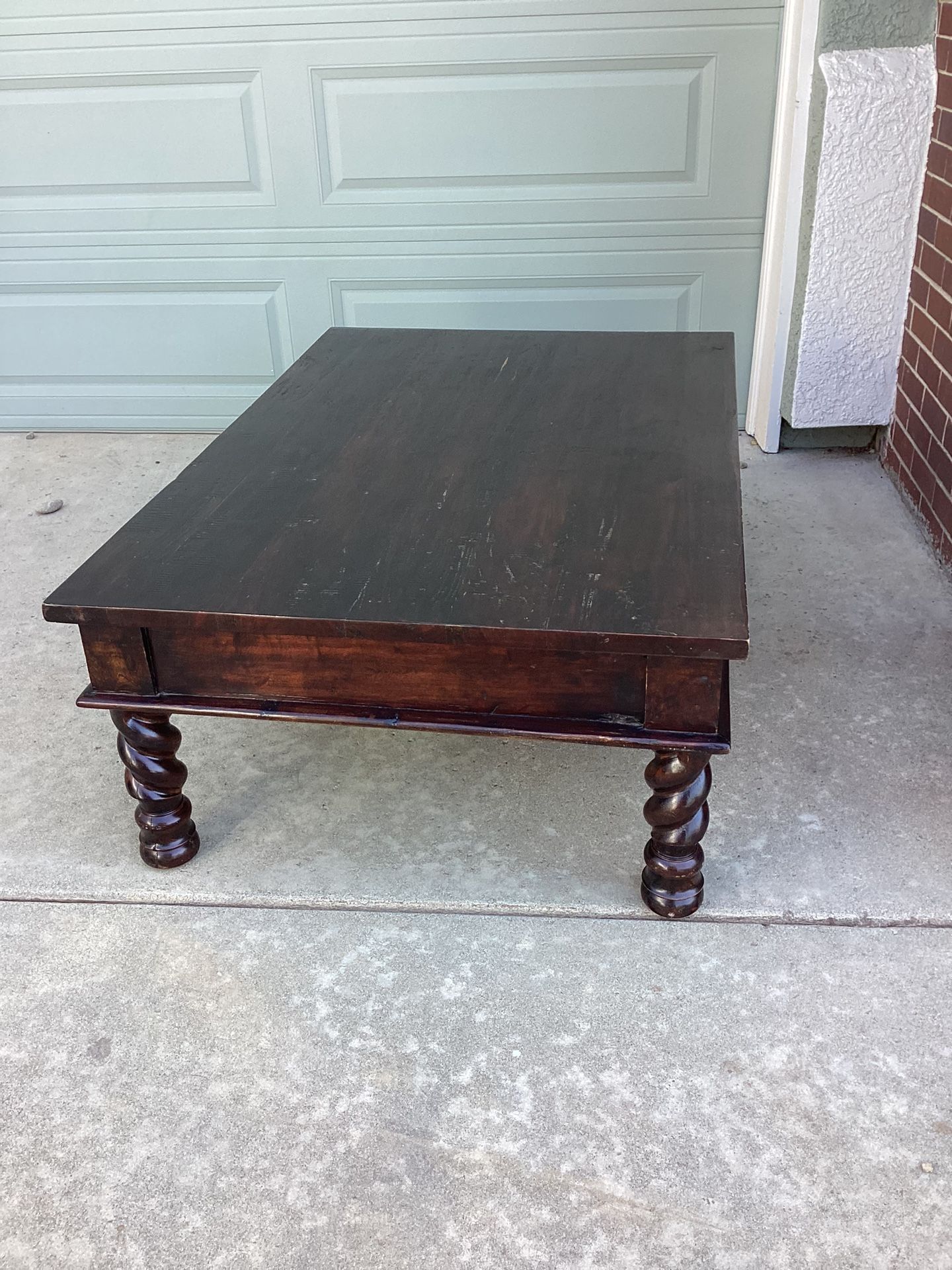Solid Wood Coffee Table (please Read The Description)