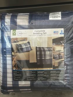 8pc QUEEN sz. Bed set-NEW