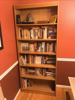 Bookcase 3 x 7 ft Oak Veneer
