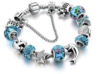 Nautical charm bracelet