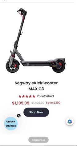 Segway electric scooter great deal must go!