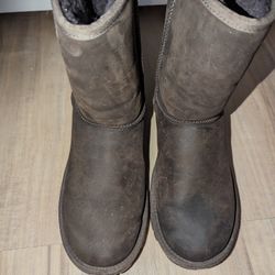 Leather UGG Boots Size 10