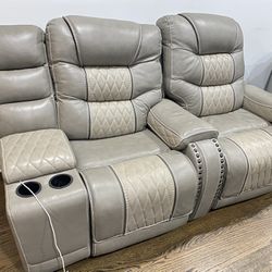 two Recliner Sofa (read description)