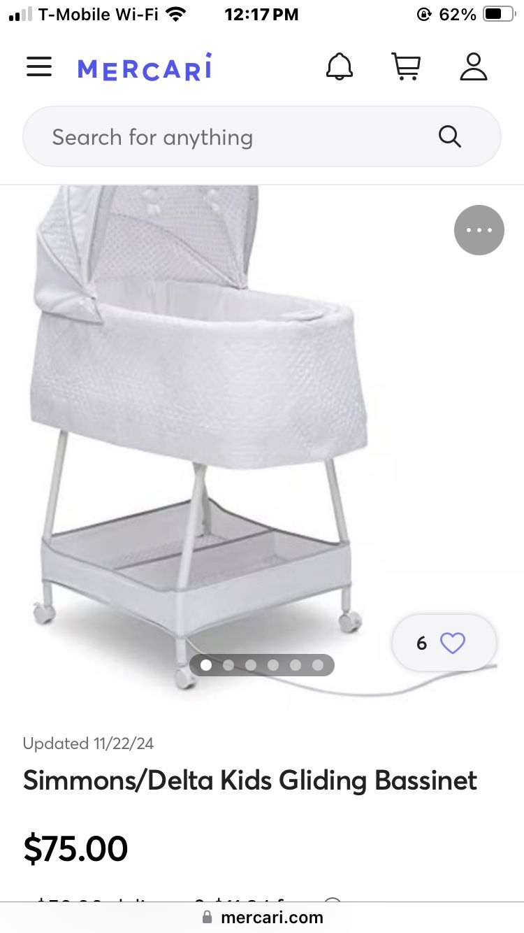 Simmons/delta Children's Bassinet