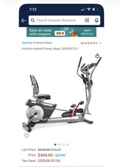 ProForm Hybrid Trainer, (PFEL03721)