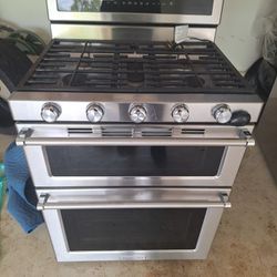 Kitchen Aide Stainless Steel  Stove