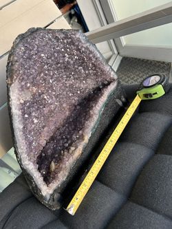 11” X 11” Natural Amethyst Quartz Cathedral