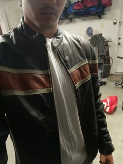 Vintage Wilsons Leather M. Julian Cafe Racer Jacket - Men's L