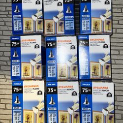 9 SYLVANIA 75W PAR 30 LN Halogen Light  Bulbs