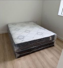 🔥NEW Full Size Mattress and Box Spring // Delivery Available 🚛