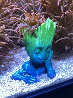 Baby Groot Anemone Holder