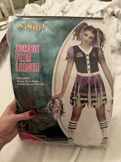 Halloween Costume For Girls Zombie Cheerleader Size small 4-6