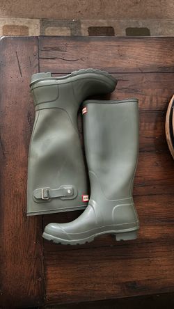 Hunter tall rain boots size 7