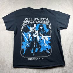 Killswitch Engage Incarnate 2016 World Tour Men’s Large Black T Shirt #11A