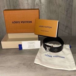 LV Slim Bracelet Black