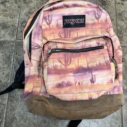 Jansport Pink Cactus Backpack Bag