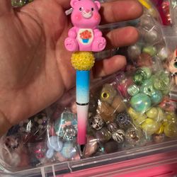 Care Bear Charm For Keychain/ Beaded Pens 