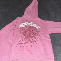 Pink Og Sp5der Worldwide Hoodie