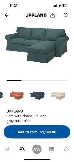 Ikea Uppland Couch w/ Chaise