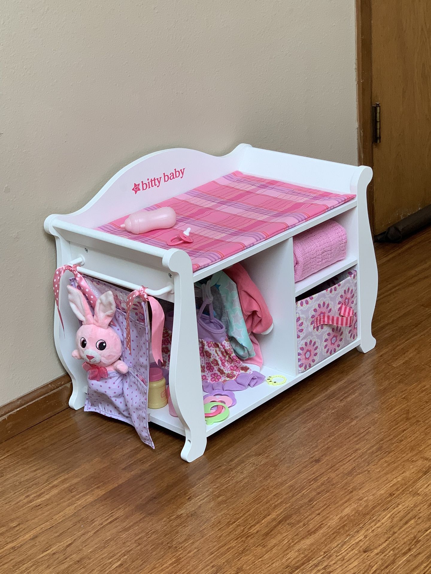 American girl bitty xy baby changing