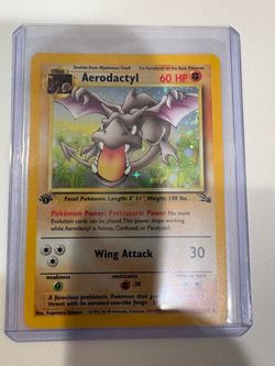 Aerodactyl 1st Edition rare Holo