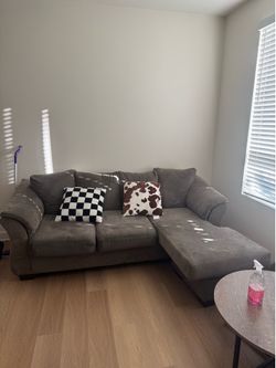 couch with pillows