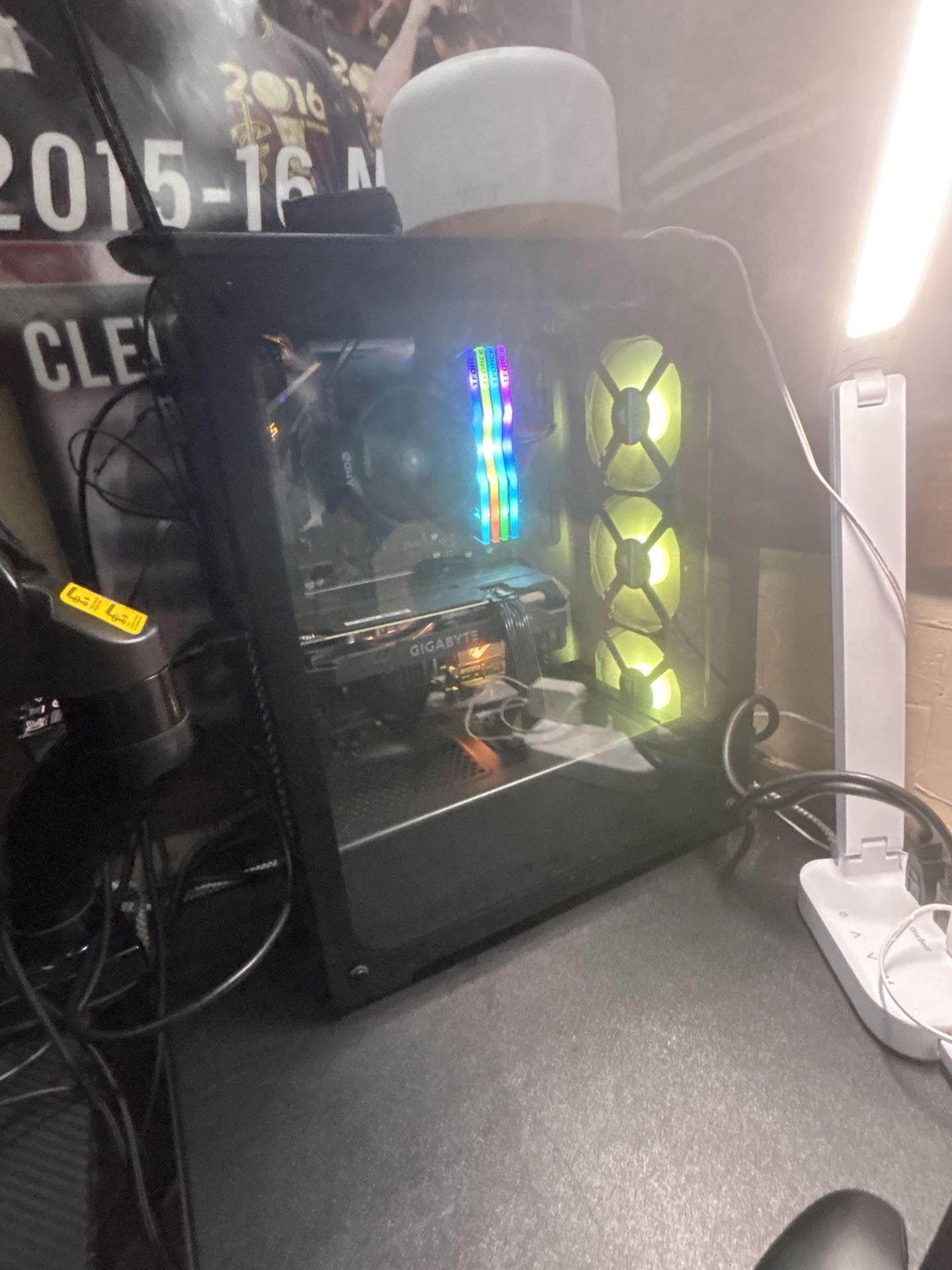 Gaming PC/setup, keyboard and mouse/pad headphones ect