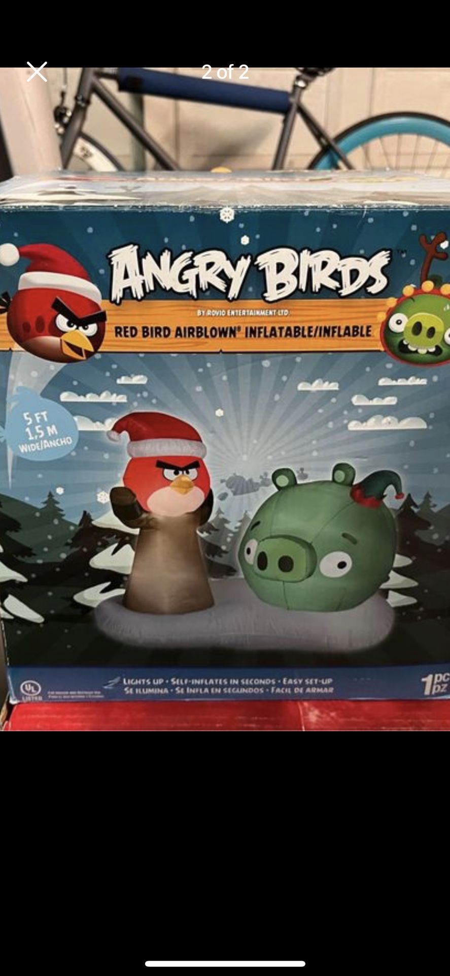 Angry Birds Christmas Inflatable