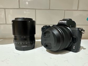Nikon Z50 Camera Bundle – 24mm f/1.7 + Viltrox 56mm f/1.4
