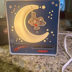 Child Night Light Mid Modern 1980 Vintage Works 