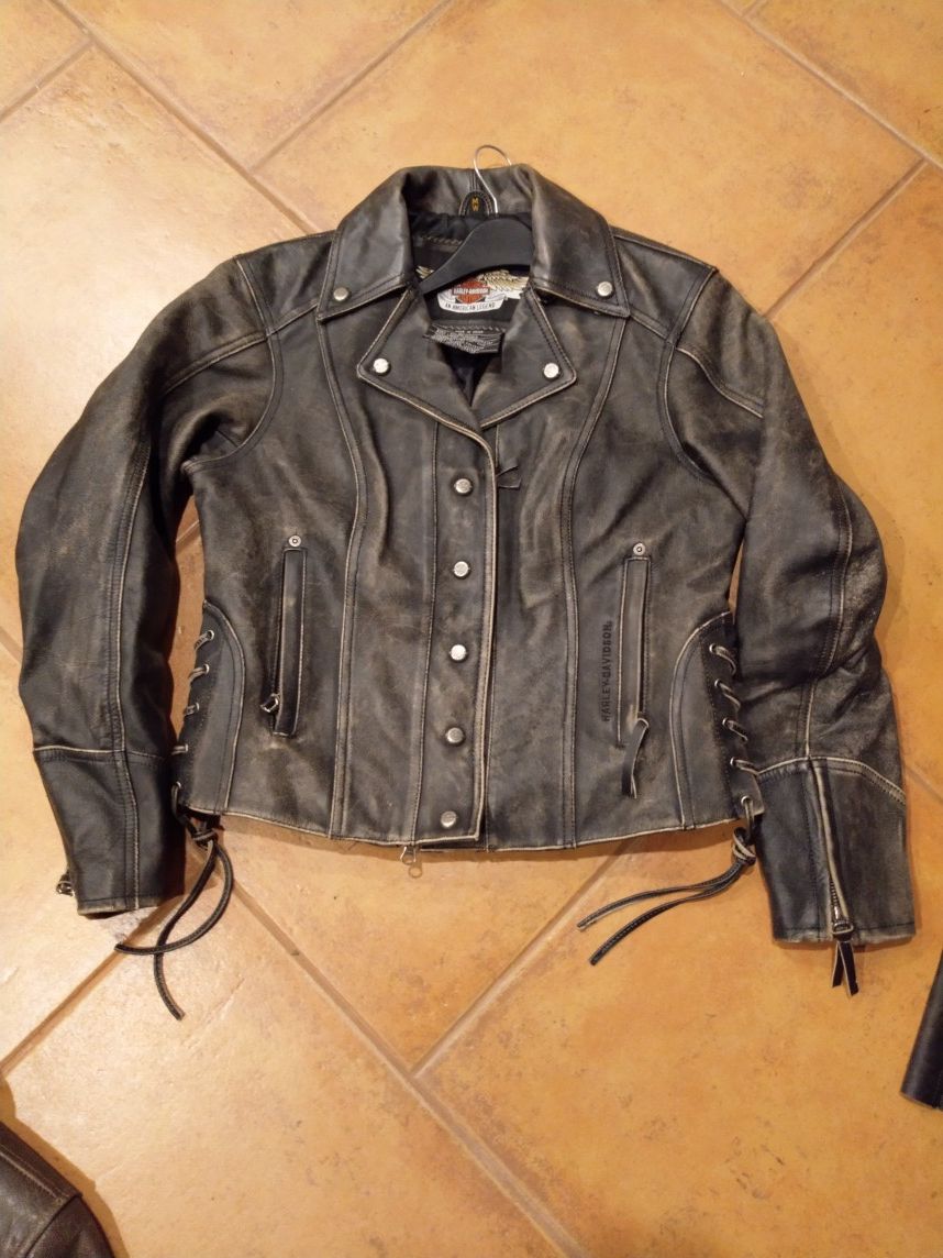 Harley Davidson Women's 💀 Jackets, Pants, Chaps, Vests 💀 Black & Brown 💀 XS, SMALL & MEDIUM ONLY 💀 **CLICK"See More" FOR 💲 's & DESCRIPTIONS **
