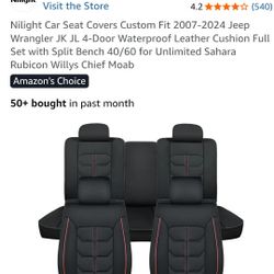 NEW JEEP SEATCOVERS