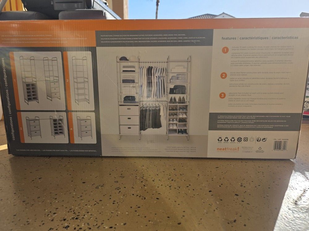 NEW Neatfreak Modular Closet Organizer System – Unopened Box