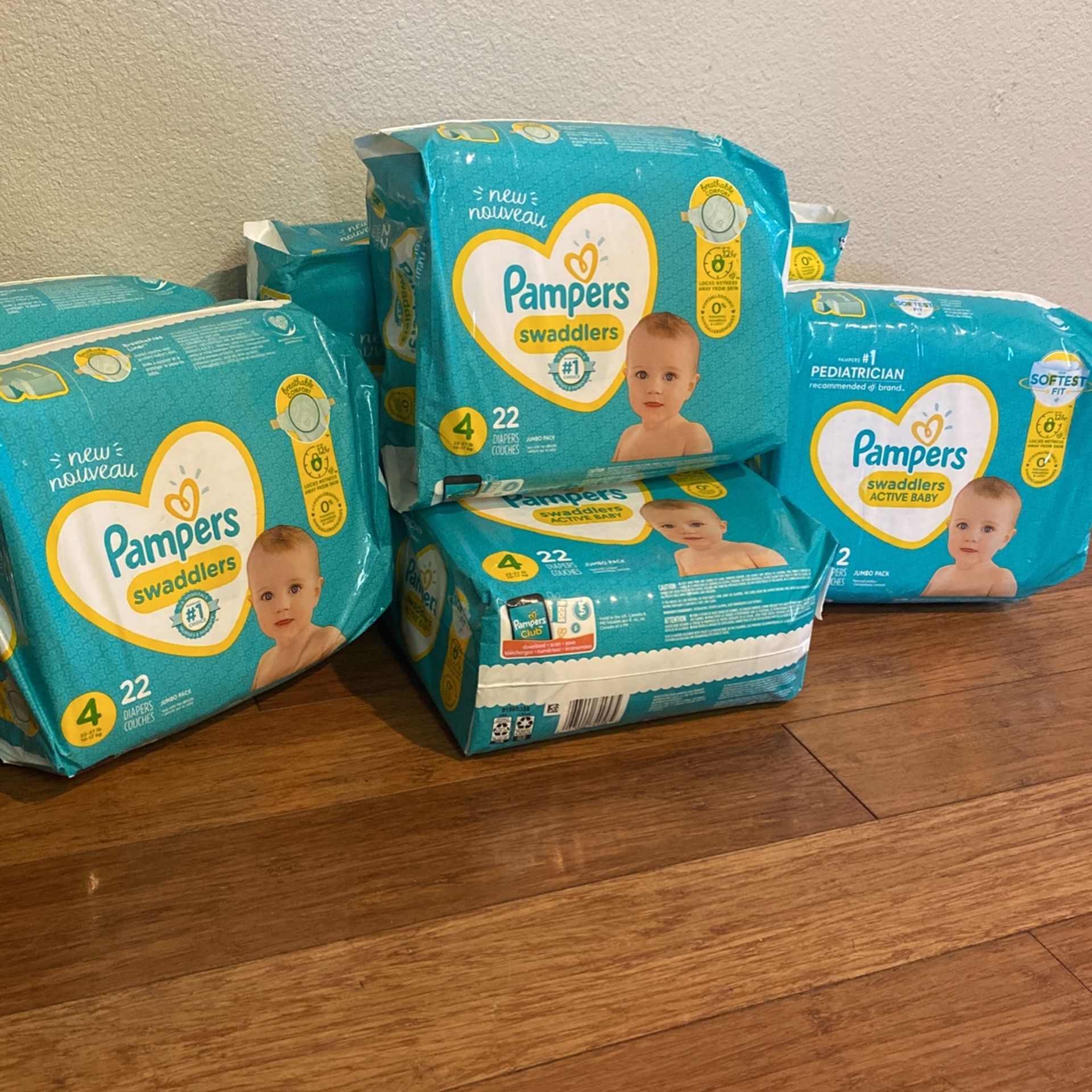 Pampers Size 4  (7 dlls each)
