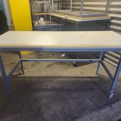 6' Table, Laminate Top, Adjustable Height