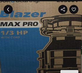 Bolt & Bearing Blazer Max Pro 1/3 HP Garbage Disposal