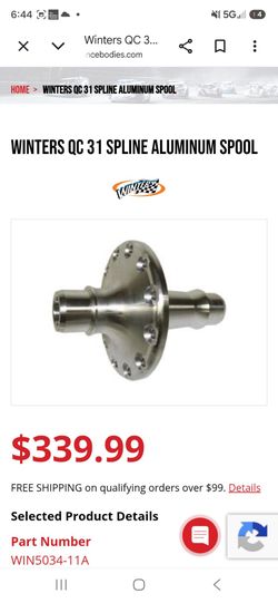 Winters QC 31 Spline Aluminum Spool