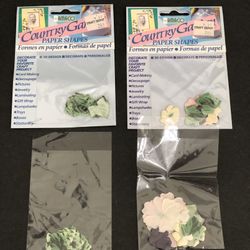 NEW Amaco Country Garden 3D Paper Shapes Lot of Ivy and Floral Assortment